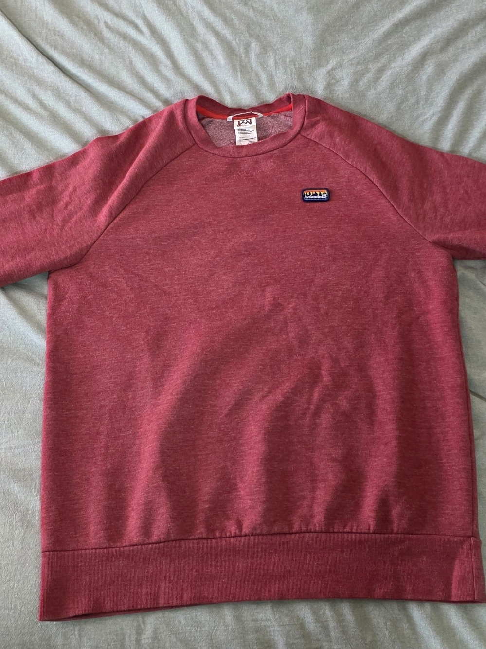 Avalanche Men's Cotton Blend Lightweight Heathered Fleeced Crewneck